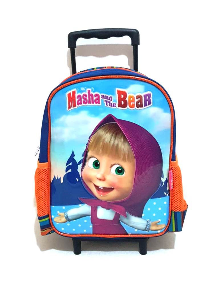 Masha and The Bear Çekçekli Anaokulu Çantası Çanta Burada