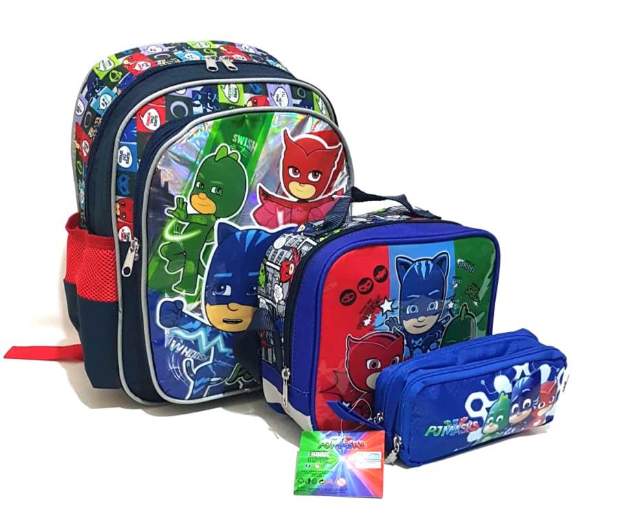 Pj Masks Okul Çantası 95757 3 lü Set