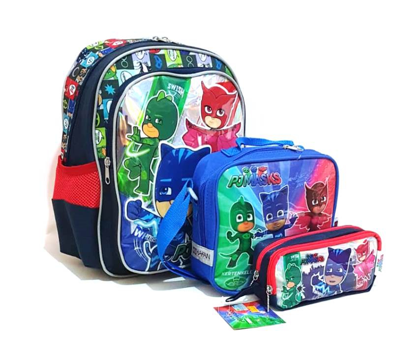 Pj Masks Okul Çantası 95757 3 lü Set