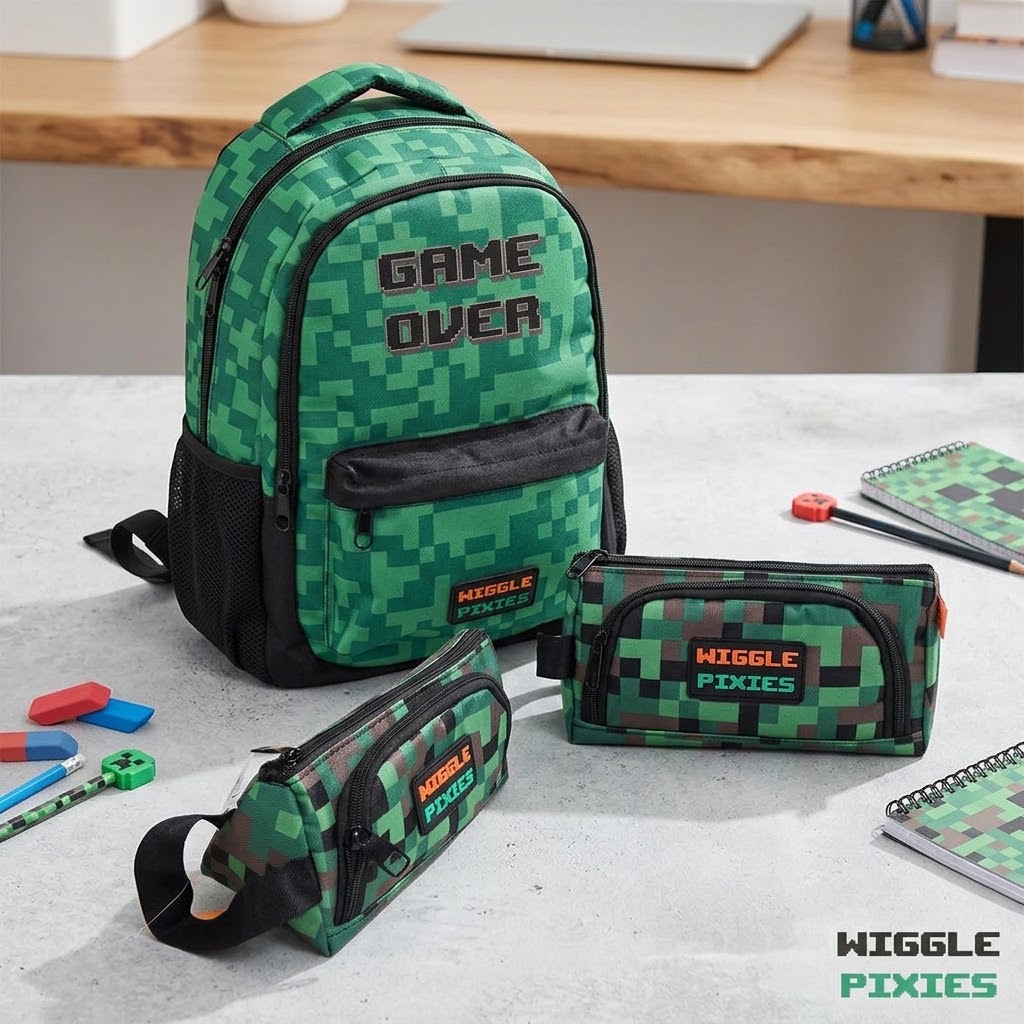 Wiggle Game Over İlkokul Çantası Üçlü Set 3772