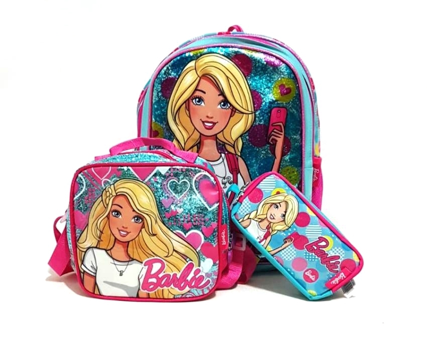 Barbie%20İlkokul%20Çantası%203%20lü%20Set