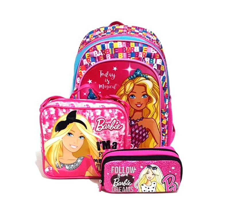 Barbie%20İlkokul%20Çantası%203%20lü%20Set