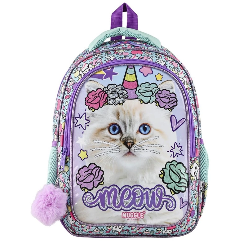 Muggle Pretty Cat Okul Çantası 3 lü Set 