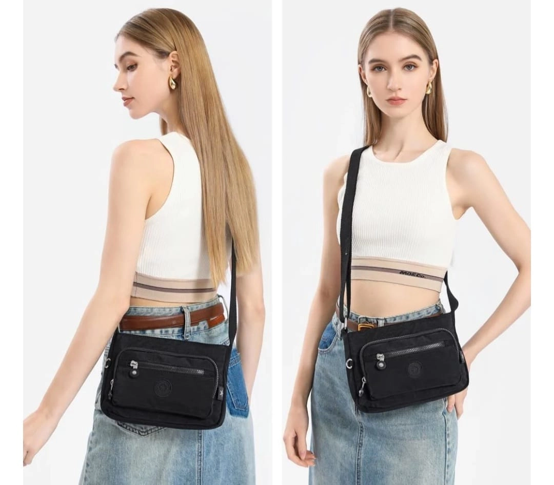 Smart Bags Kadın Postacı Çantası Krinkıl Kumaş 3270