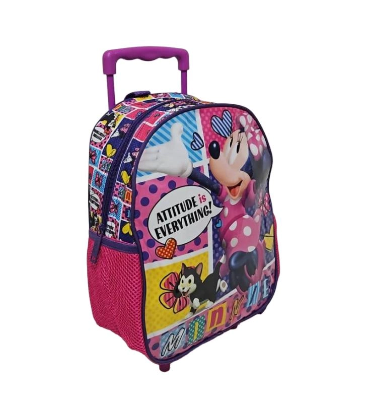 Minnie Mouse Çekçekli Anaokulu Çantası 