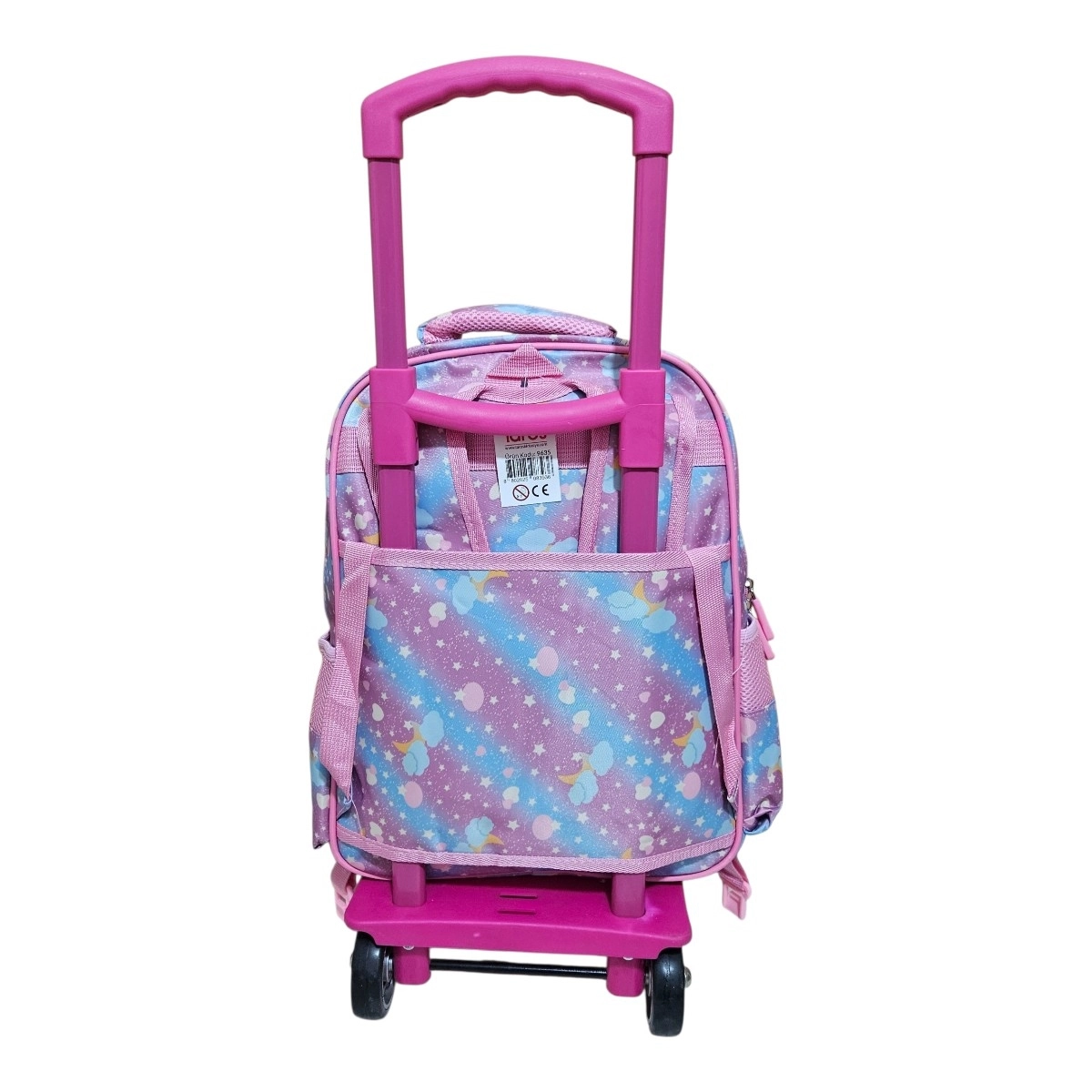 Unick Color Çekçekli İlkokul Çantası  Üçlü Set Fiyonklu Kedi