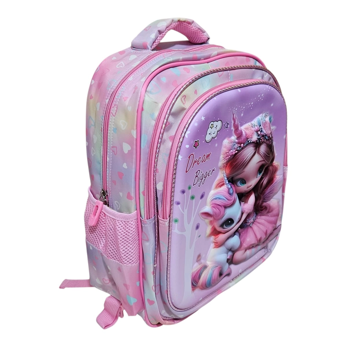 Unick Color İlkokul Çantası  Üçlü Set Unicorn Kız