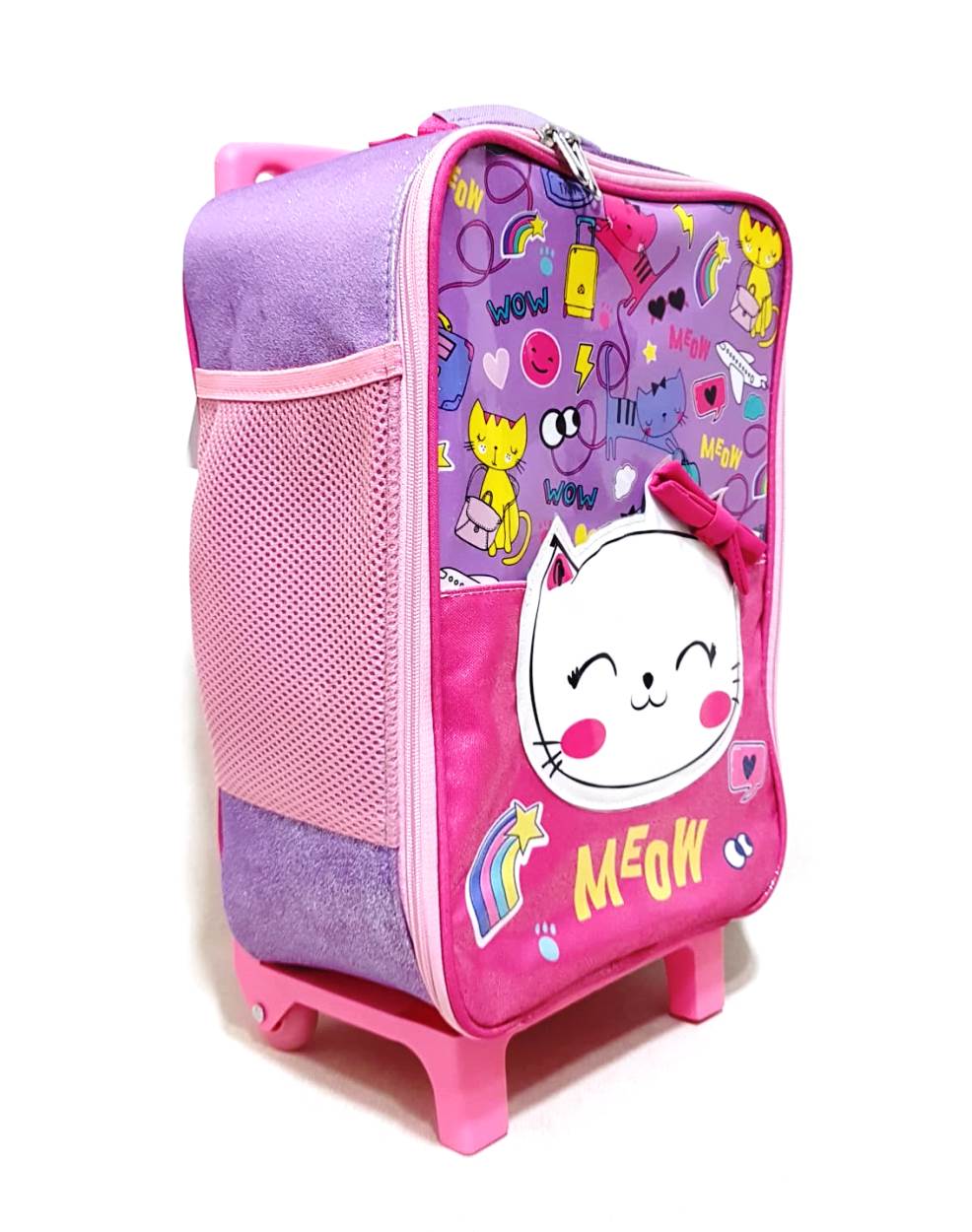 Hello Kitty Çekçekli Anaokulu Çantası Büyük Boy