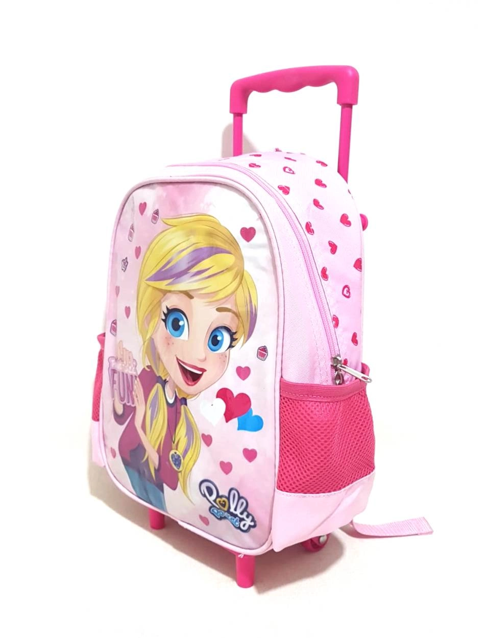 Polly Pocket Çekçekli Anaokulu Çantası 