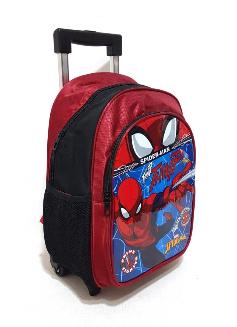 Spiderman Çekçekli Okul Çantası