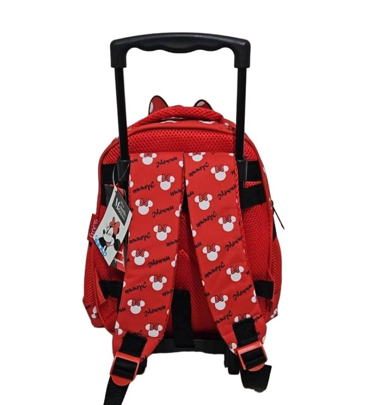 Minnie Mouse Çekçekli Anaokulu Çantası 