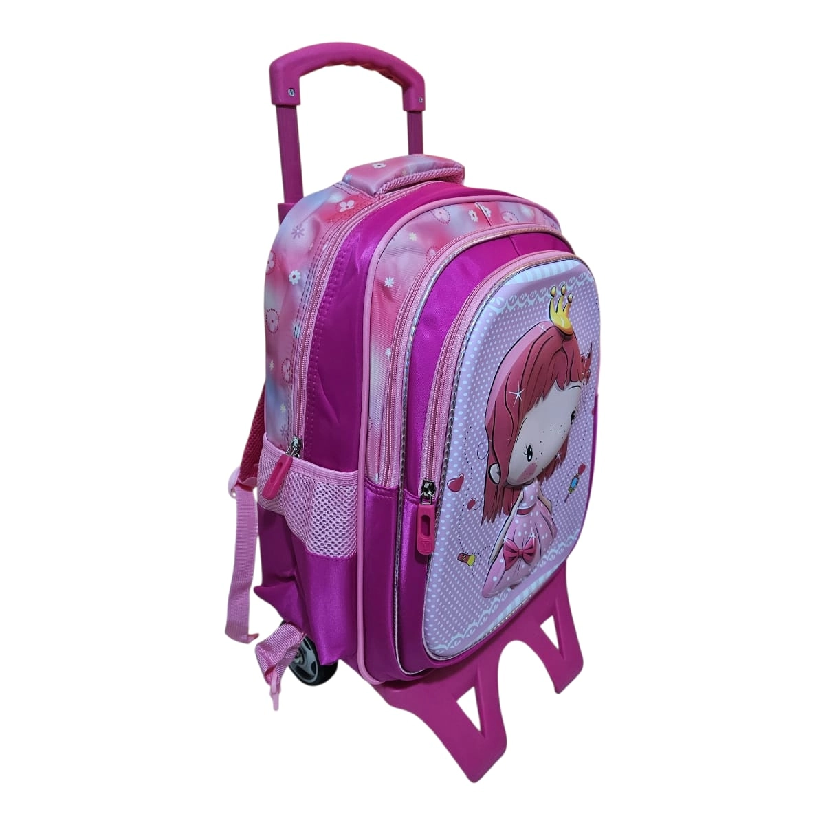 Unick Color Çekçekli İlkokul Çantası  Üçlü Set Taçlı Prenses