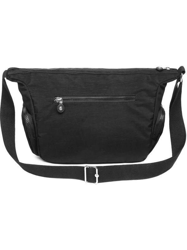 Smart Bags Kadın Postacı Çantası Krinkıl Kumaş 3167 Siyah