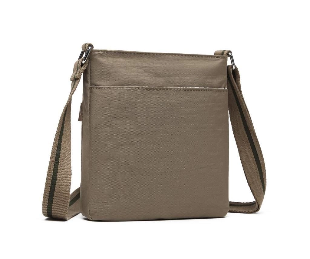 Smart Bags Kadın Postacı Çantası Krinkıl Kumaş 3162 Açık Kahve