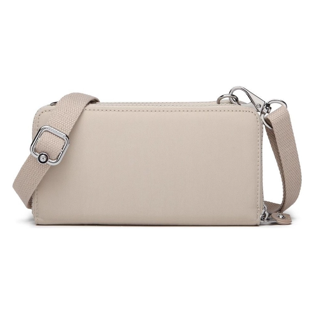 Smart Bags Çapraz Askılı Cüzdan Çanta Krinkıl Kumaş 3174 Bej