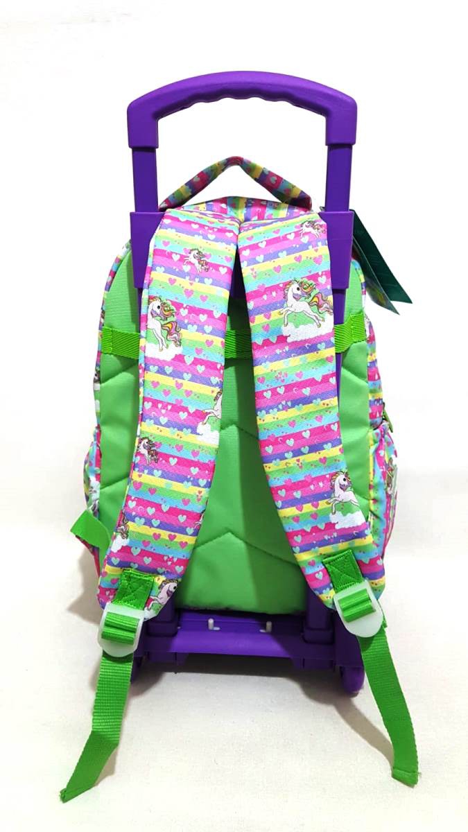 Kaukko Kids&Love Rainbow Unicorn Çekçekli İlkokul Çantası L5022 