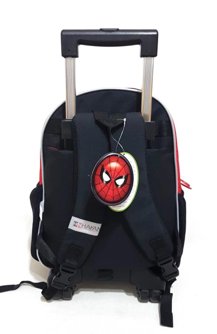 Spiderman Çekçekli Okul Çantası 95993