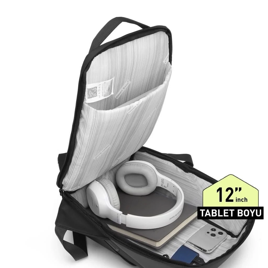 Smart Bags Unisex Business Sırt Çantası 8647 Siyah