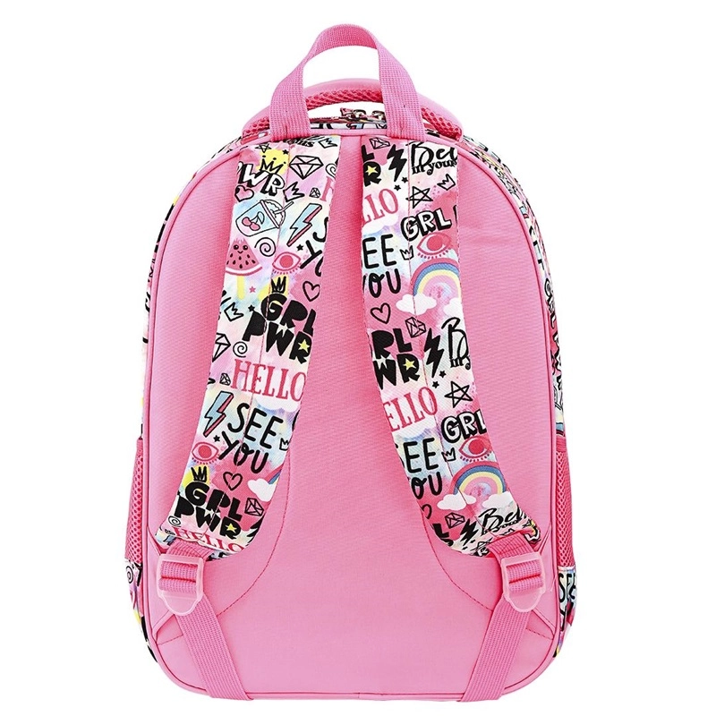 Muggle Pink and Pink Okul Çantası 3 lü set