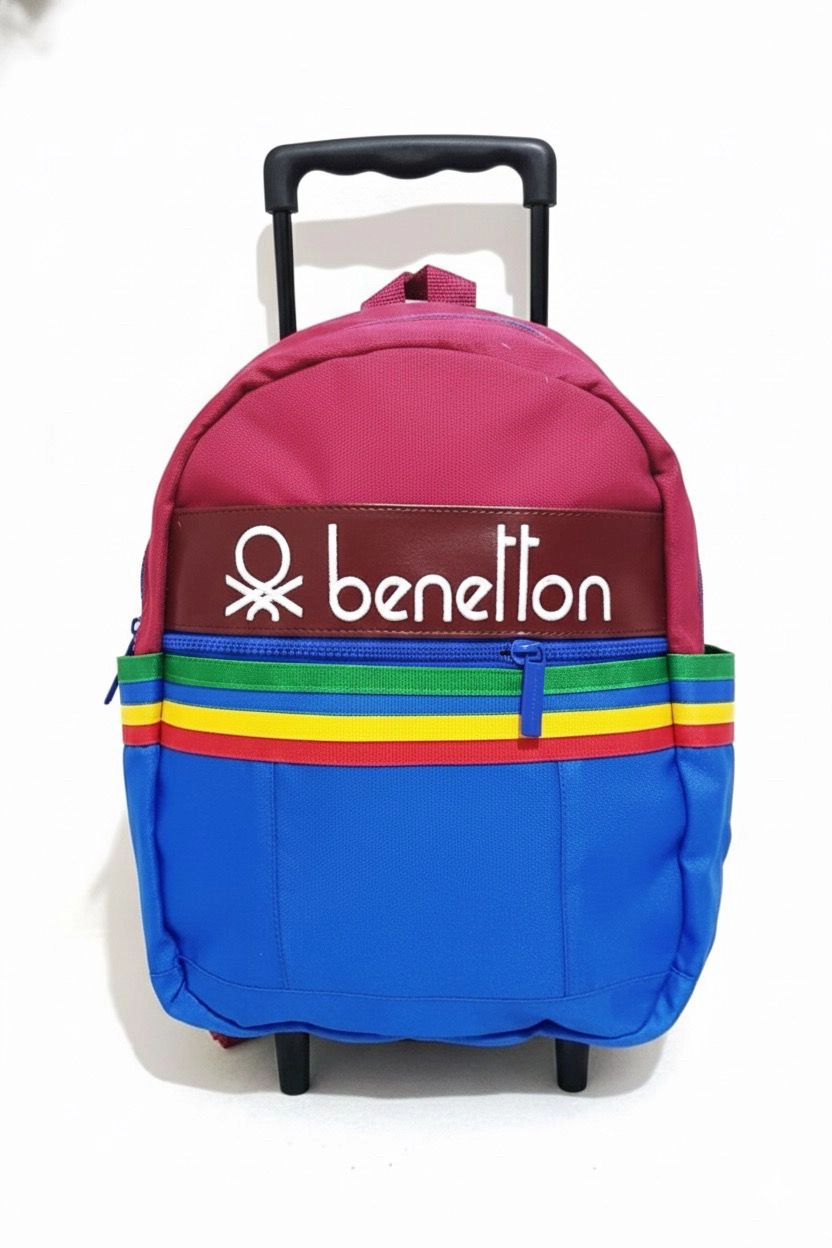 Benetton Çekçekli Anaokulu Çantası 