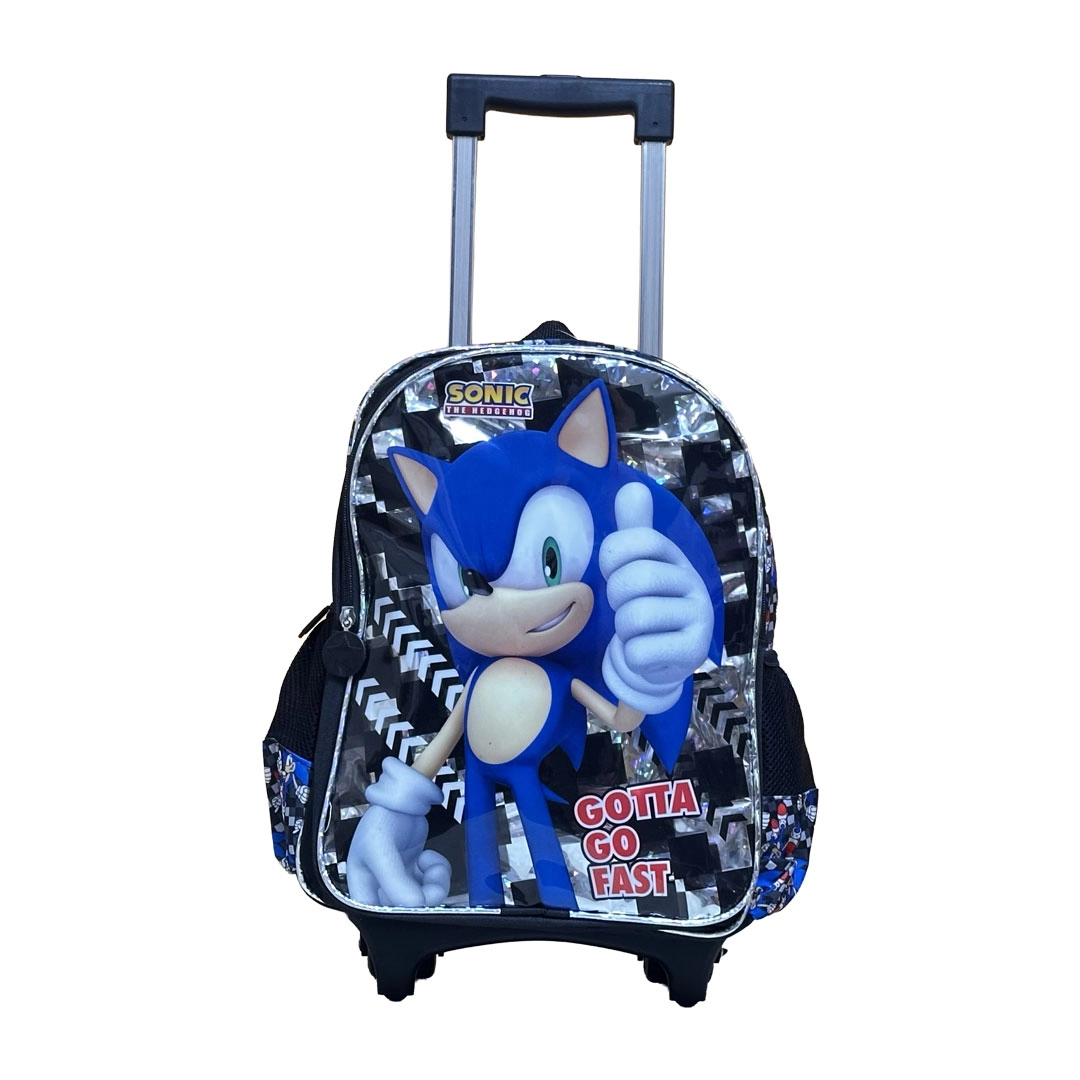 Sonic Çekçekli Okul Çantası 2066