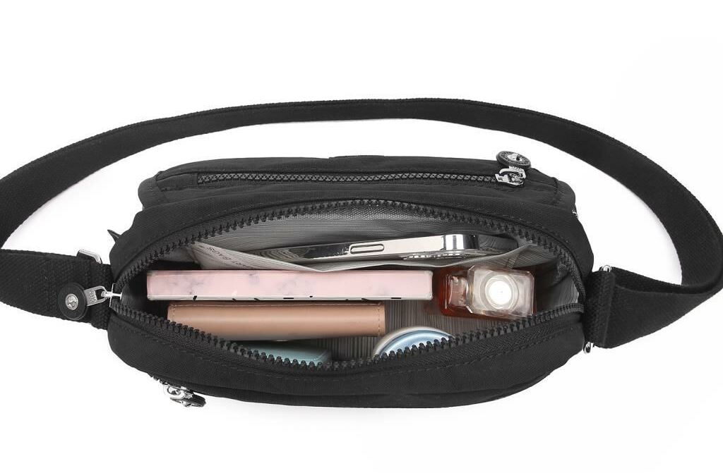 Smart Bags Kadın Postacı Çantası Krinkıl Kumaş 3166 Yeşil Flower