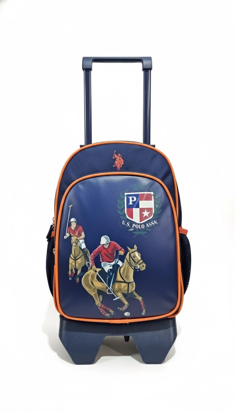 U.S. Polo Assn Çekçekli Okul Çantası 