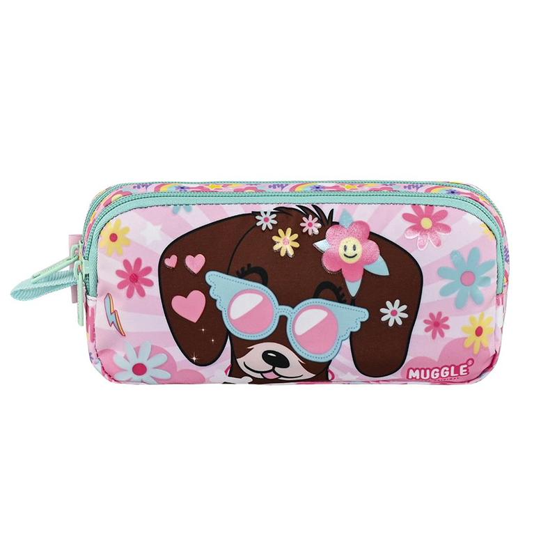 Muggle Cute Dog Okul Çantası 4 lü Set