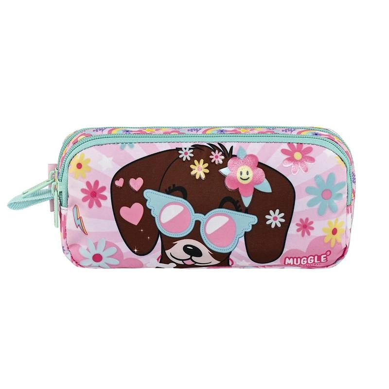 Muggle Cute Dog Okul Çantası 4 lü Set