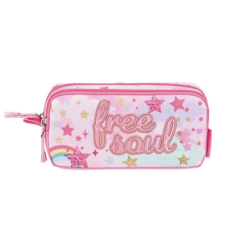 Muggle Glitter Rainbow Kalem Çantası 9061