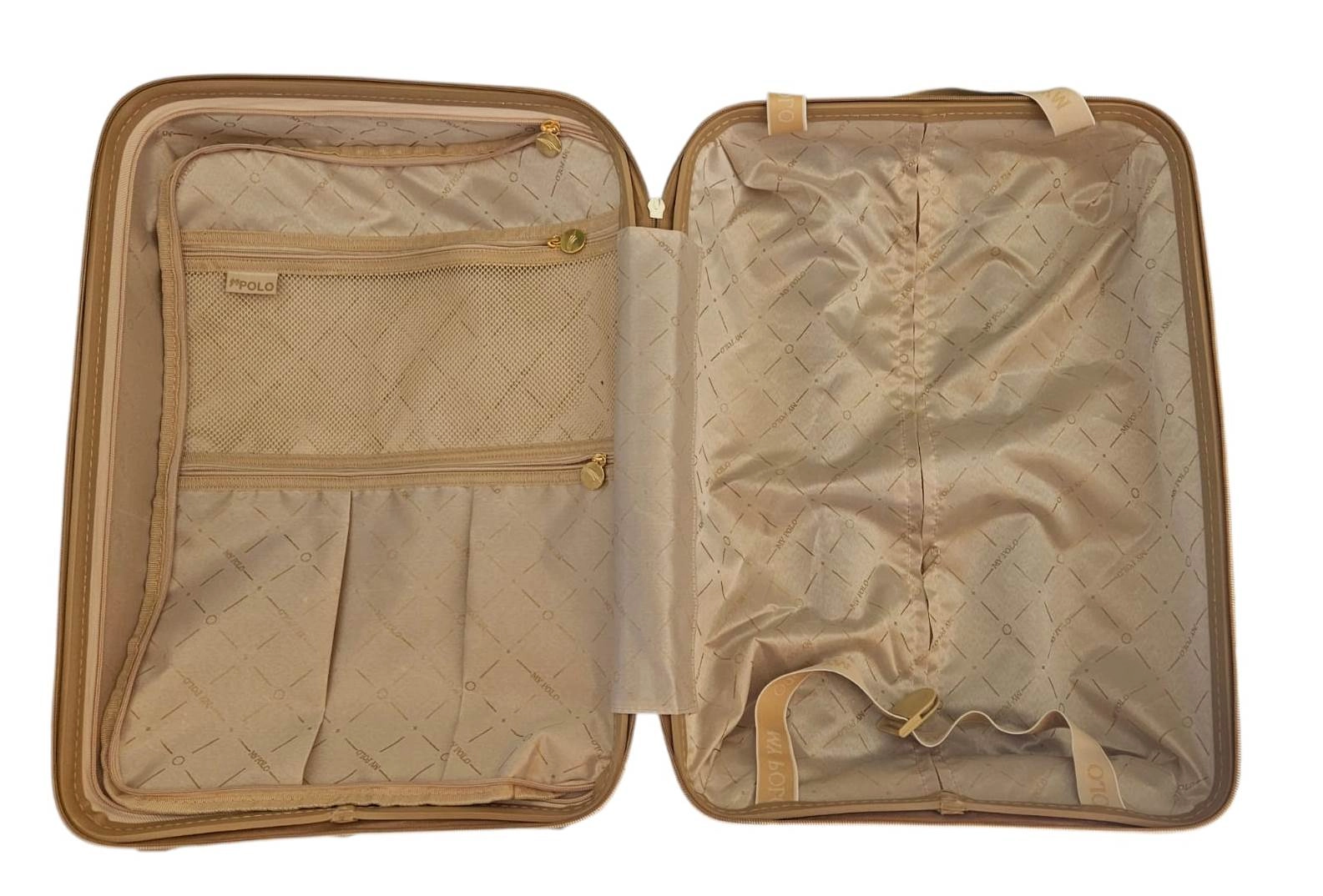 My POLO Polipropilen Üçlü Valiz Seti Haki