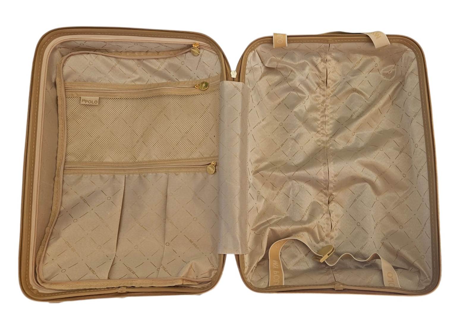 My POLO Polipropilen Üçlü Valiz Seti Mavi