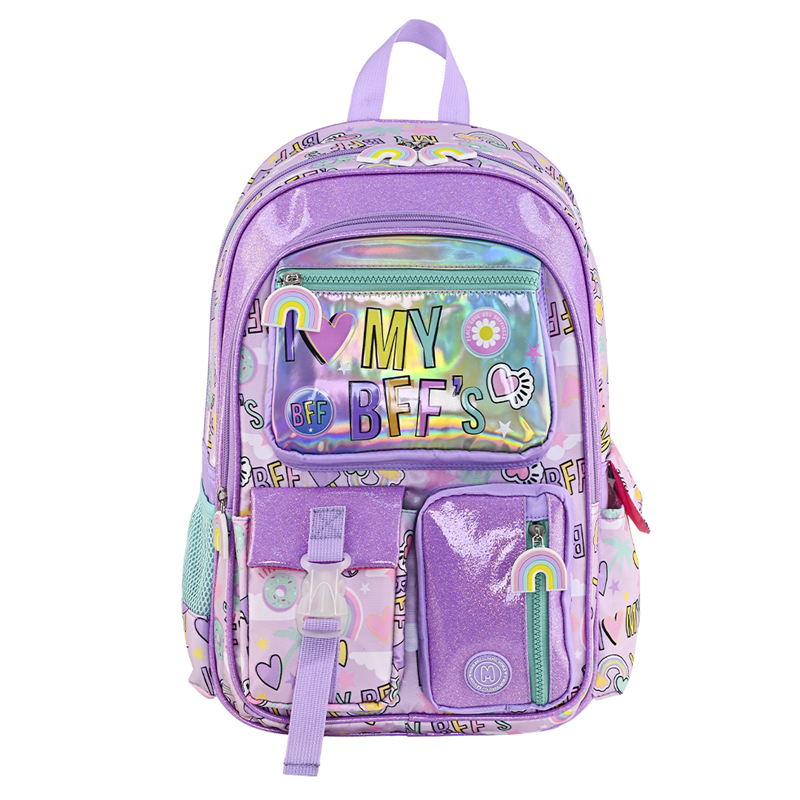 Bubbles BFF Okul Çantası Üçlü Set 