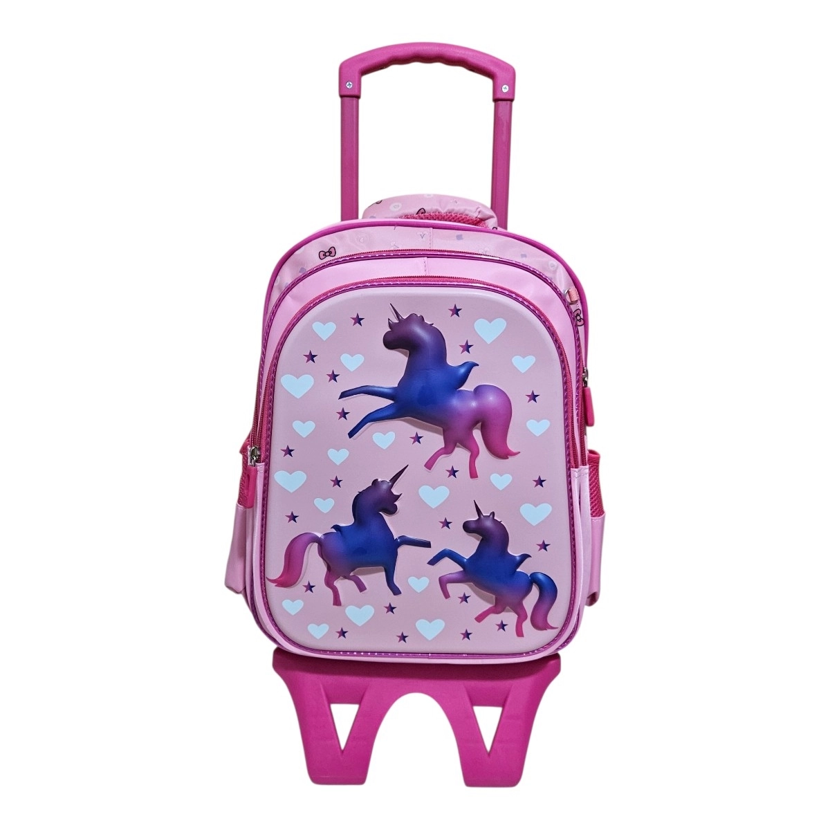 Unick Color Çekçekli İlkokul Çantası  Üçlü Set Unicorn