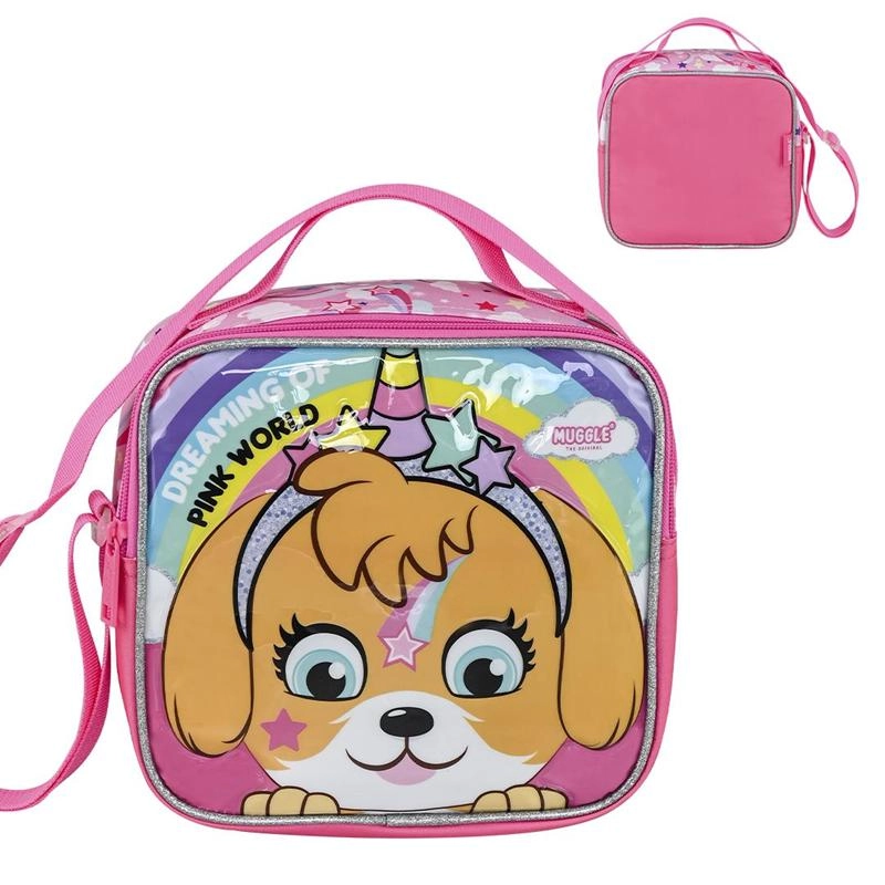 Muggle Pink World Okul Çantası 9032  İkili Set