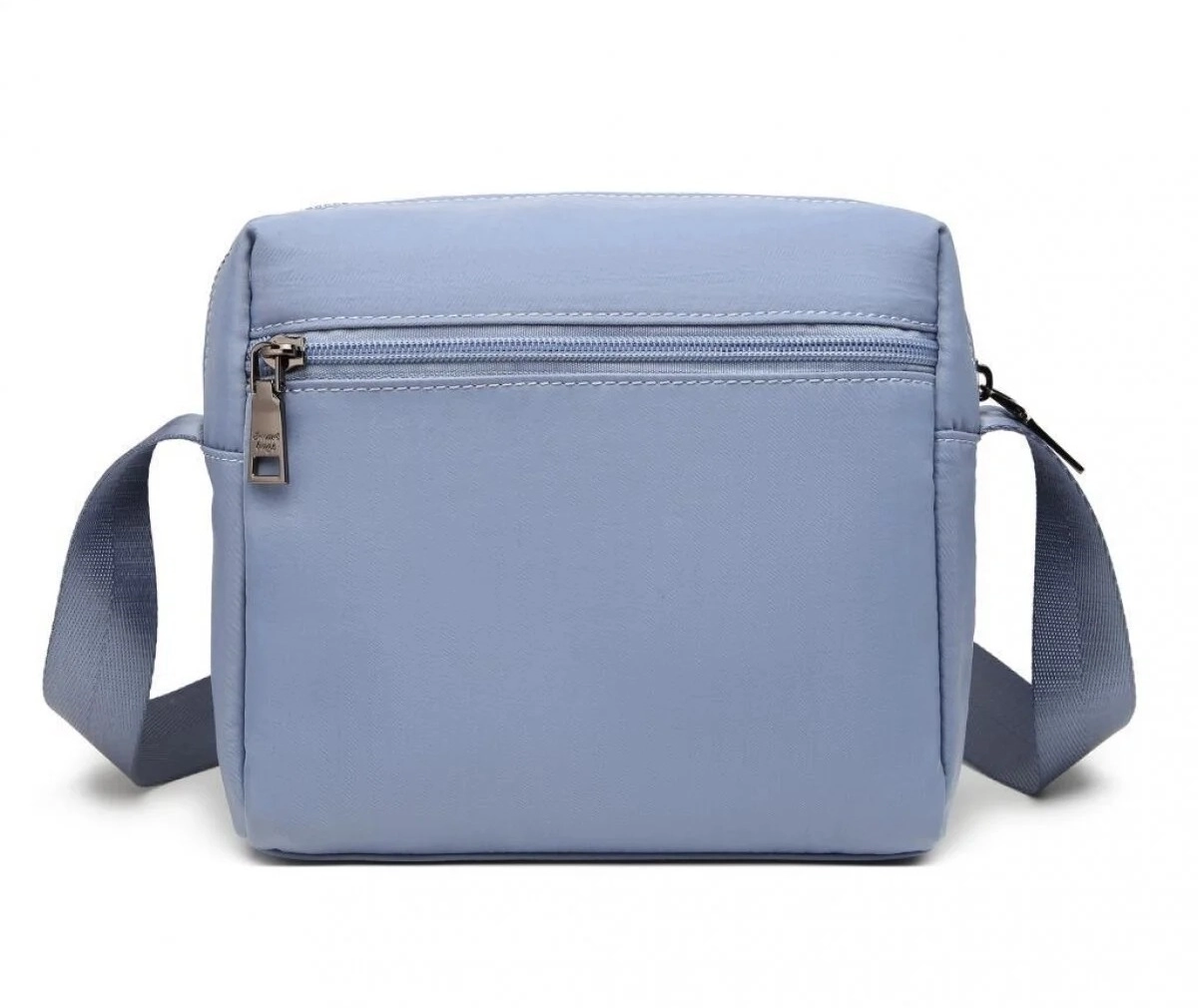 Smart Bags Kadın Postacı Çantası Krinkıl Kumaş 3109 Buz Mavi
