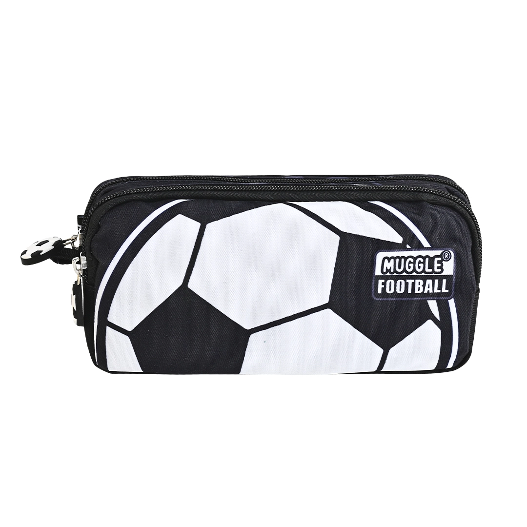 Bubbles Football Teams Siyah Beyaz Okul Çantası Üçlü Set