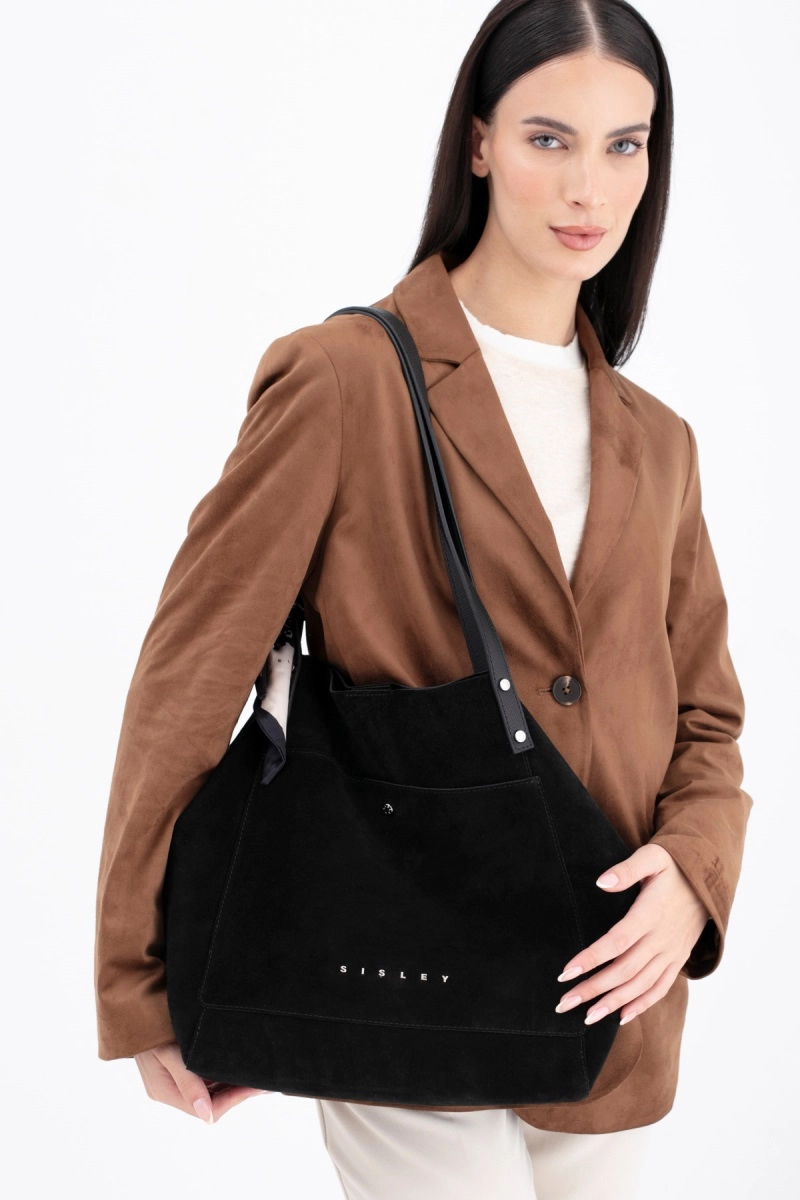 Sisley Süet Bayan Çantası 