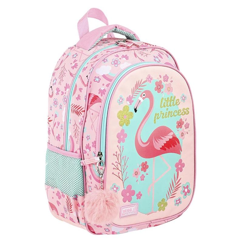 Muggle Flamingo Okul Çantası 3 lü Set