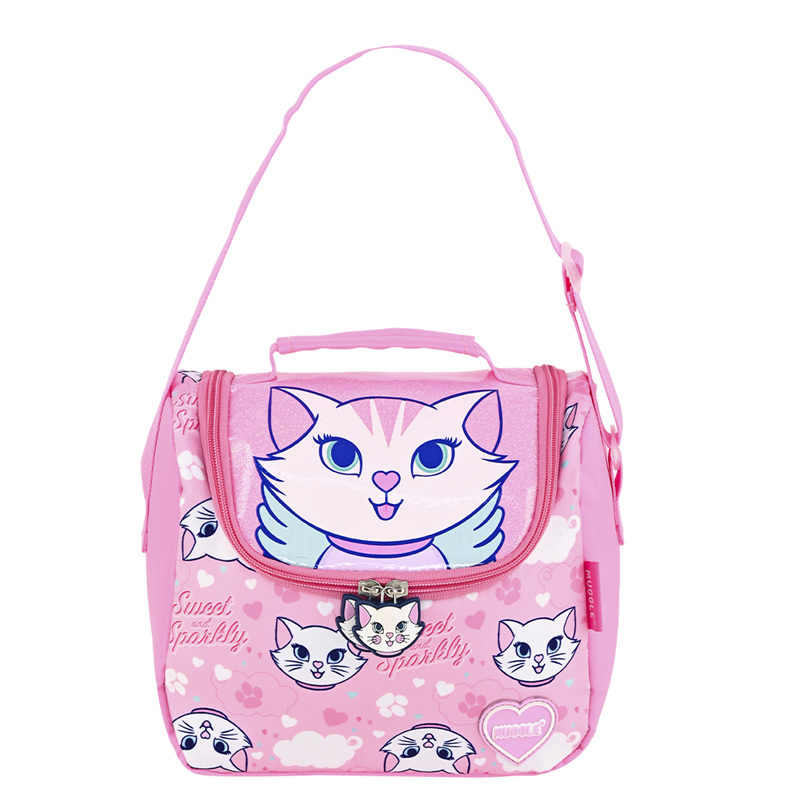 Muggle Pink Sweet Cat İlkokul Çantası 3 lü set