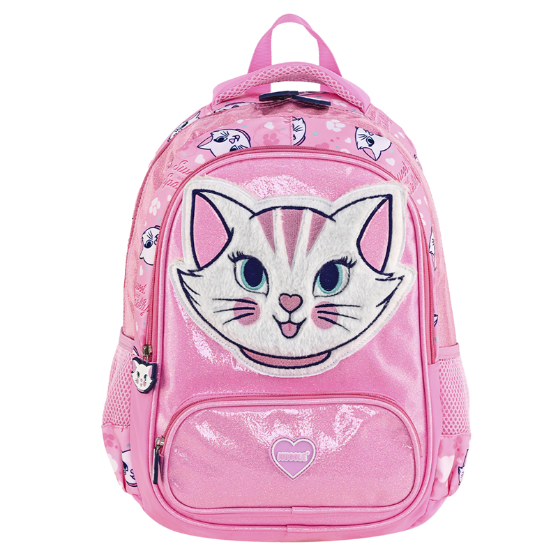 Muggle Pink Sweet Cat İlkokul Çantası 3 lü set