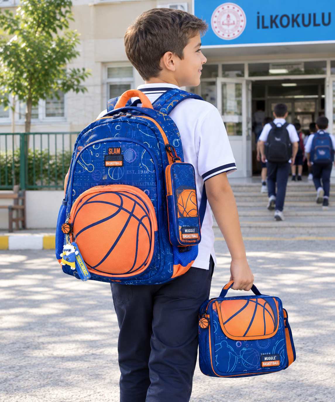 Muggle Basketball Play Off İlkokul Çantası 3 lü set