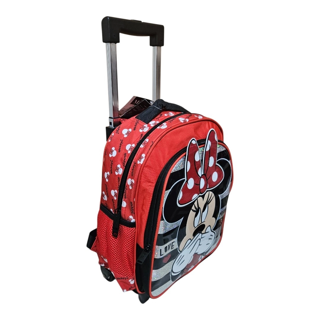 Mickey Mouse Çekçekli Okul Çantası 4 lü Set