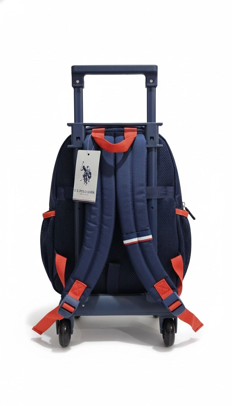 U.S. Polo Assn Çekçekli Okul Çantası 