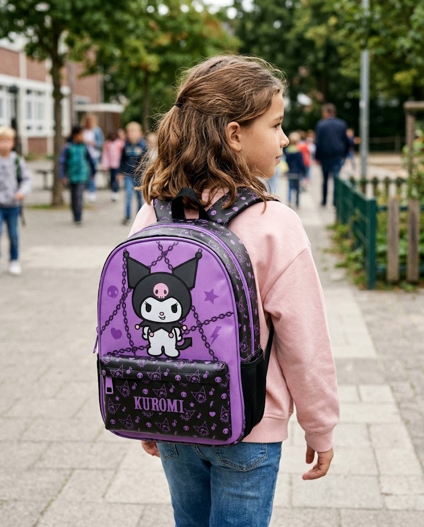 Kuromi Okul Çantası 2 li set 3189