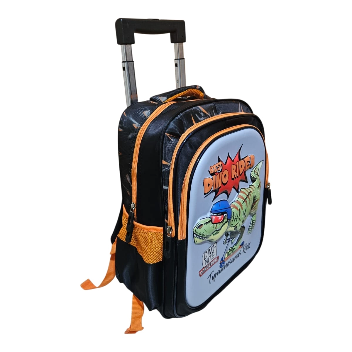 Unick Color Çekçekli İlkokul Çantası  Üçlü Set Dino Rider
