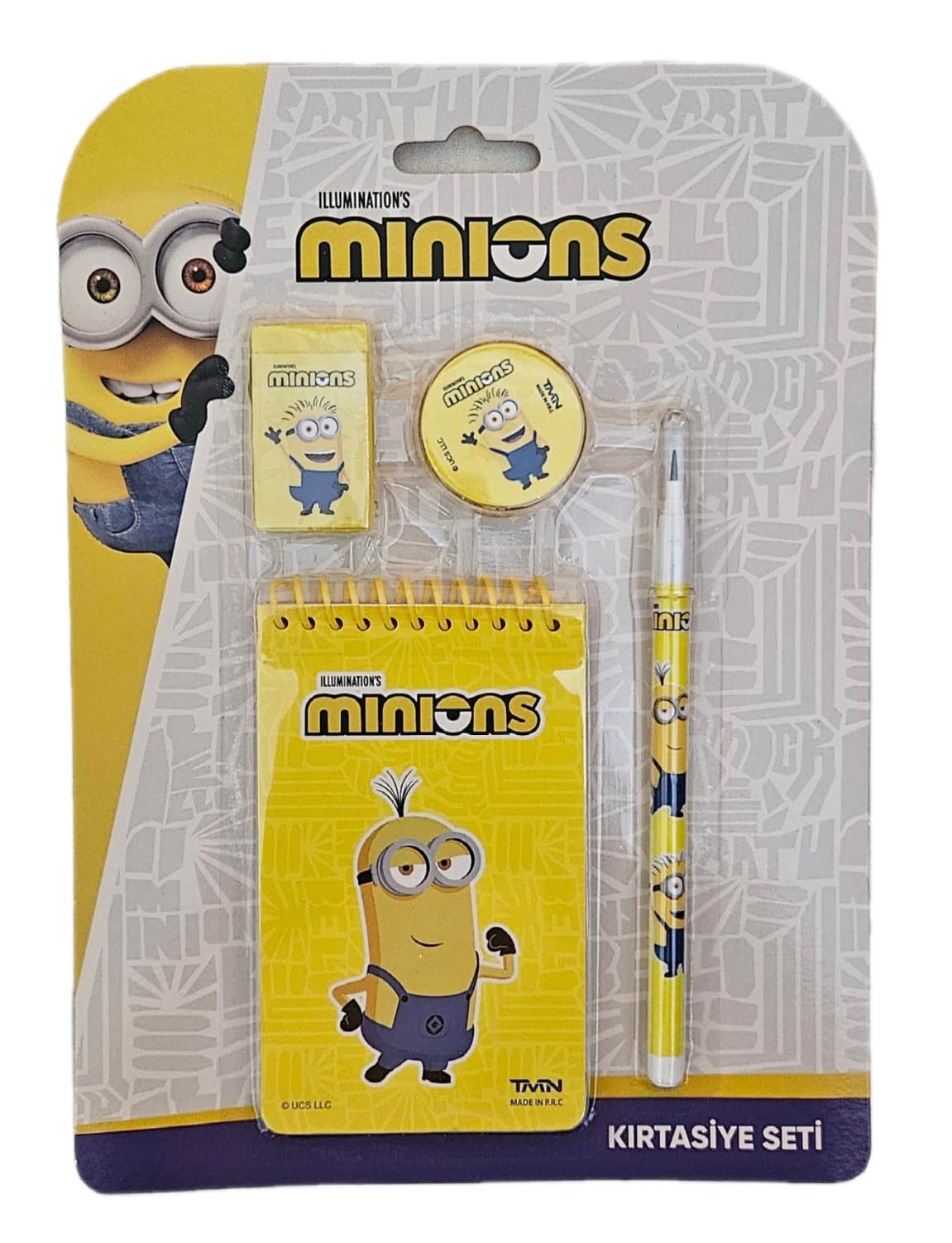 Minions Çekçekli Okul Çantası İkili Takım
