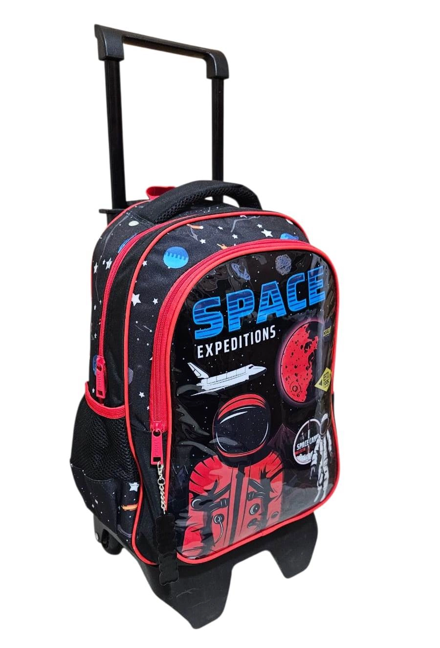 Muggle Space Expeditions Çekçekli Okul Çantası 3 lü Set