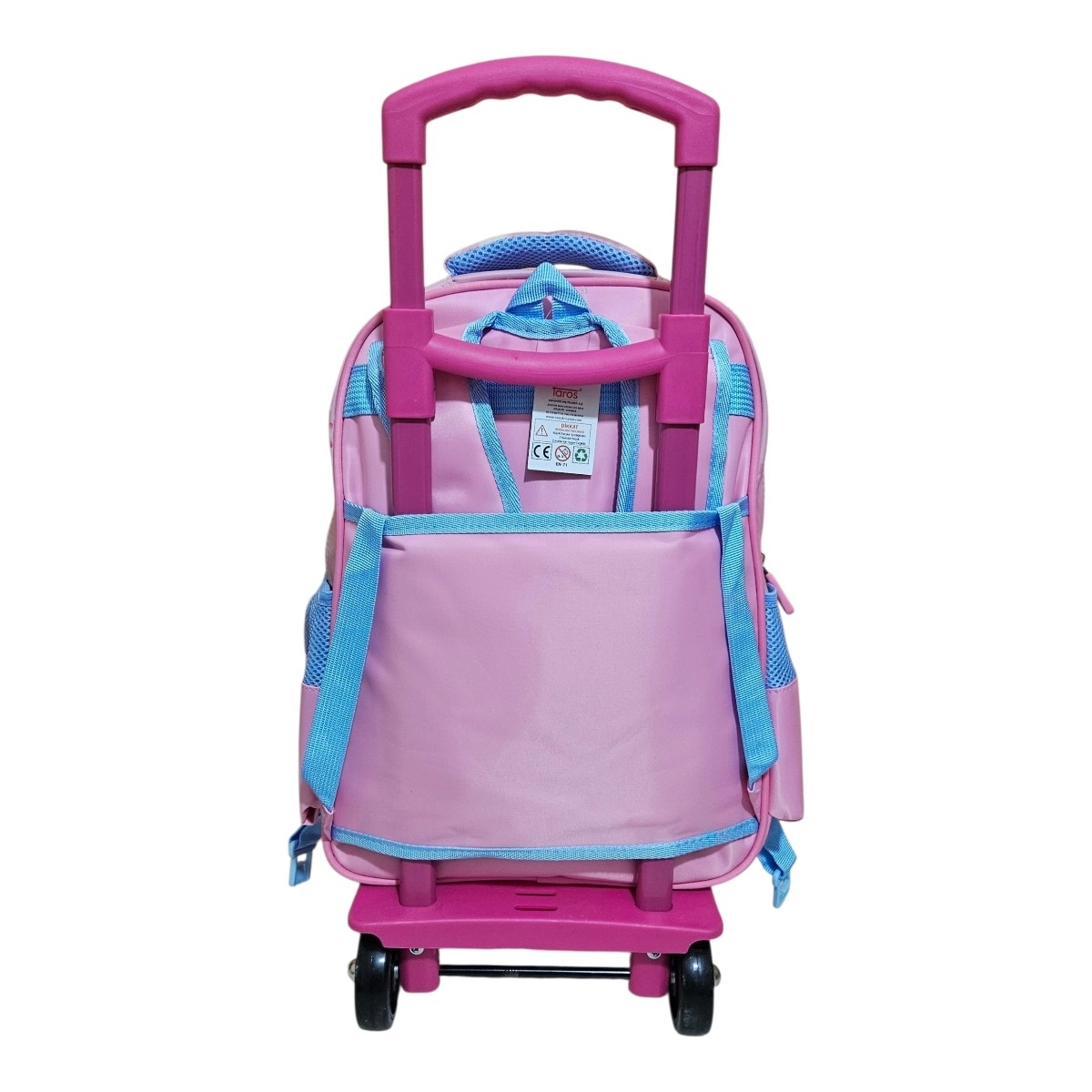 Unick Color Çekçekli İlkokul Çantası  Üçlü Set Pembe Ayı