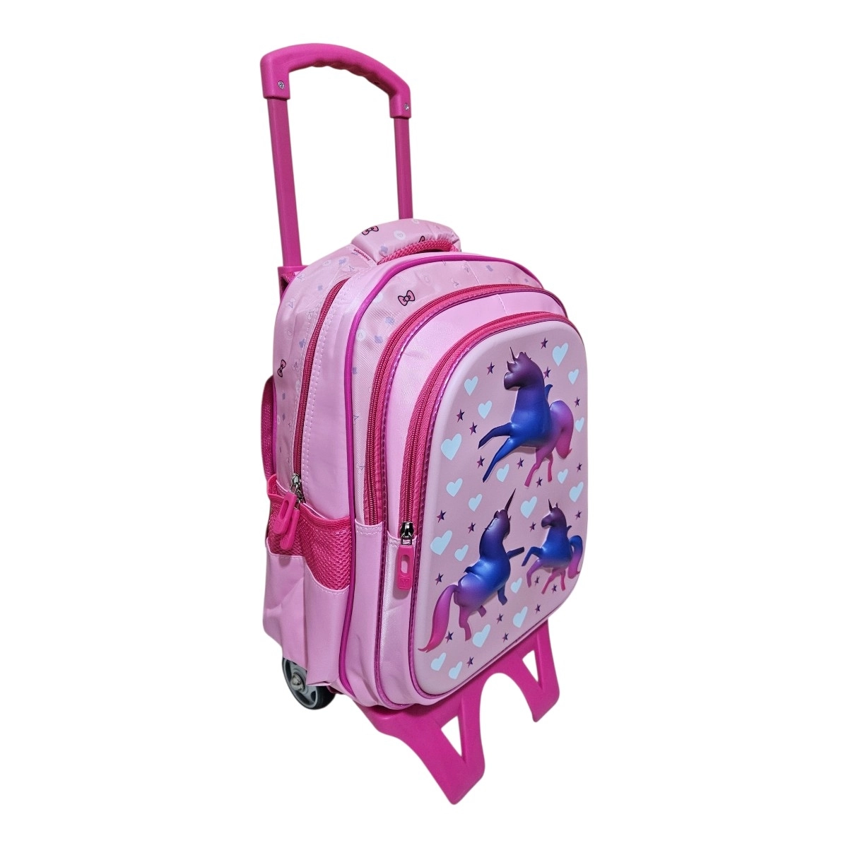 Unick Color Çekçekli İlkokul Çantası  Üçlü Set Unicorn